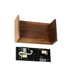 Smarte Wandleuchte Nussbaumholz 24 cm inkl. Wifi G9 - Otan