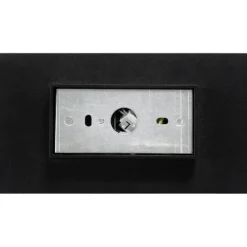 Smarte Wandleuchte schwarz mit goldenem Quadrat inkl. 2 WiFi GU10 - Sab