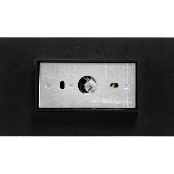 Smarte Wandleuchte schwarz mit goldenem Quadrat inkl. 2 WiFi GU10 - Sab