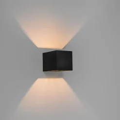 Smarte Wandleuchte schwarz 8 cm inkl. Wifi G9 - Transfer