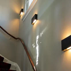 Smarte Wandleuchte schwarz 24 cm inkl. 2 WiFi G9 - Otan