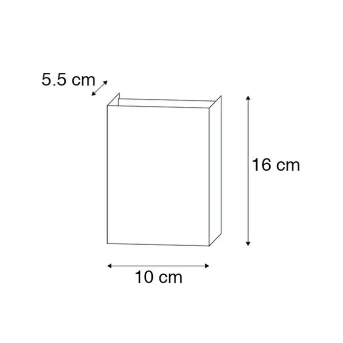 Smarte Wandleuchte schwarz 10 cm inkl. 2 WiFi G9 - Otan