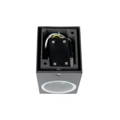 Smarte Wandleuchte schwarz inkl. WiFi GU10 IP44 - Baleno