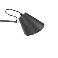 Smarte Wandleuchte schwarz 2-flammig verstellbar inkl. Wifi A60 - Lune