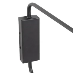 Smarte Wandleuchte schwarz 2-flammig verstellbar inkl. Wifi A60 - Lune