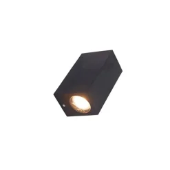 Smarte Wandleuchte schwarz aus Kunststoff inkl. 2 WiFi GU10 - Baleno II