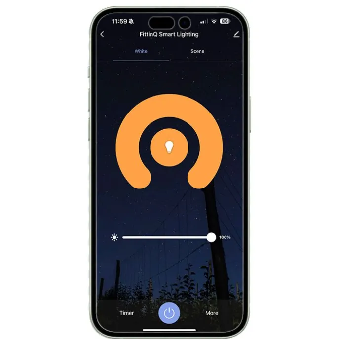 Smarte Wandleuchte weiß inkl. WiFi G9 - Kay Novo