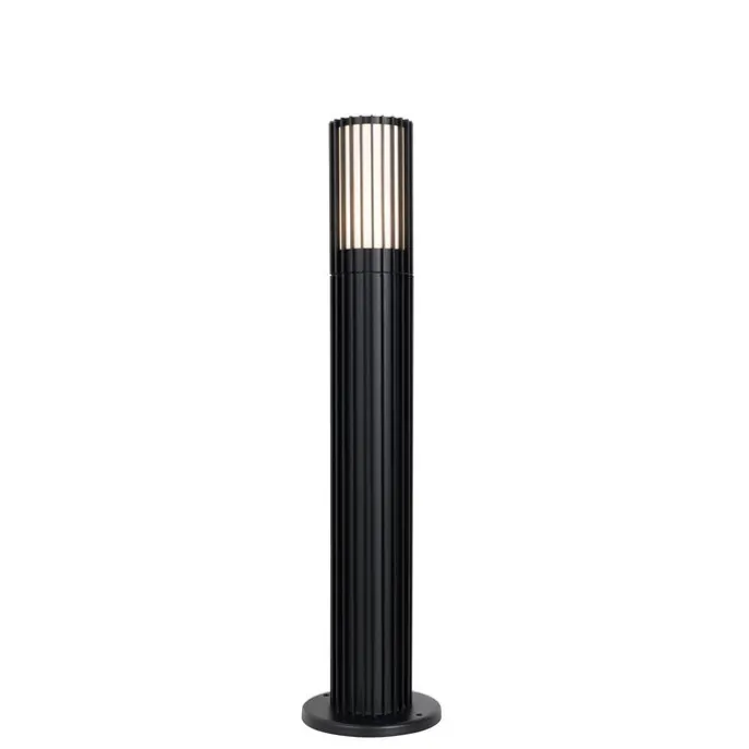 Smarte Wegeleuchte schwarz 50 cm IP44 RGBW inkl. Wifi GU10 50mm - Boris