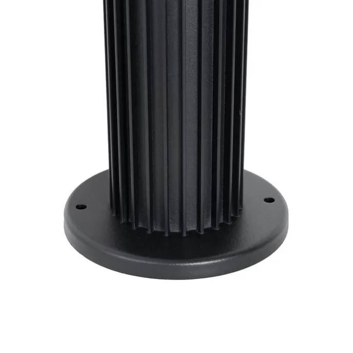 Smarte Wegeleuchte schwarz 50 cm IP44 RGBW inkl. Wifi GU10 50mm - Boris