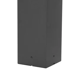 Smarte Wegeleuchte schwarz 60 cm IP44 inkl. Wifi ST64 - Nicole