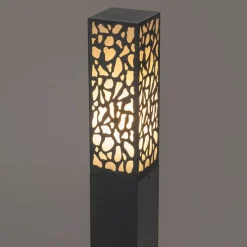 Smarte Wegeleuchte schwarz 60 cm IP44 inkl. Wifi ST64 - Nicole