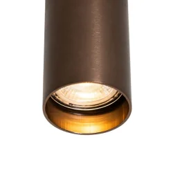 Smarter Aufbaustrahler Dunkelbronze inkl. Wifi GU10 50 mm - Tuba