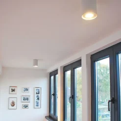 Smarter Aufbaustrahler weiß und Stahl neigbar inkl. Wifi GU10 - Rondoo up