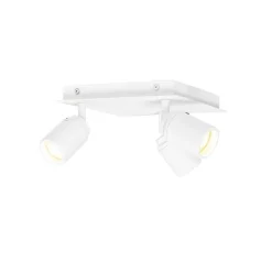 Smarter Bad-Spot White Square 3-Licht IP44 inkl. 3 Wifi GU10 50mm - Ducha
