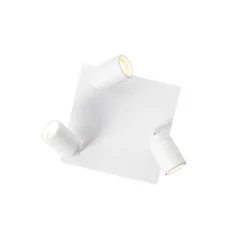 Smarter Bad-Spot White Square 3-Licht IP44 inkl. 3 Wifi GU10 50mm - Ducha