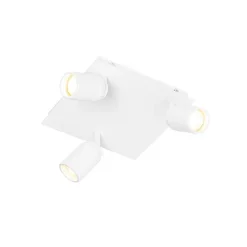 Smarter Bad-Spot White Square 3-Licht IP44 inkl. 3 Wifi GU10 50mm - Ducha