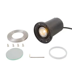 Smarter Bodenspot Edelstahl inkl. WiFi GU10 IP65 - Basic Round