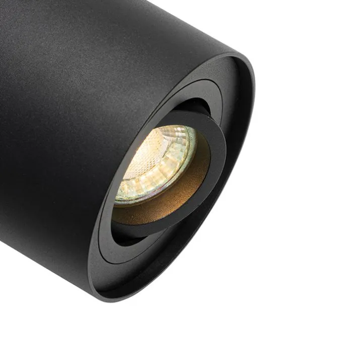 Smarter Deckenspot schwarz verstellbar inkl. Wifi GU10 - Rondoo up