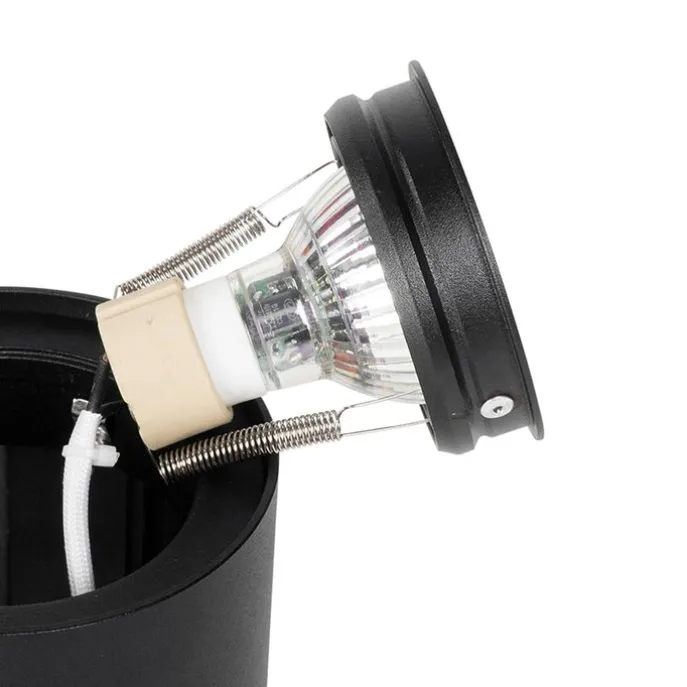 Smarter Deckenspot schwarz verstellbar inkl. Wifi GU10 - Rondoo up