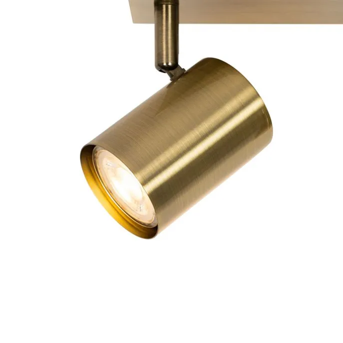 Smarter Deckenstrahler Bronze 3-flammig Verstellbar Inkl. Wifi GU10 50mm - Jeana