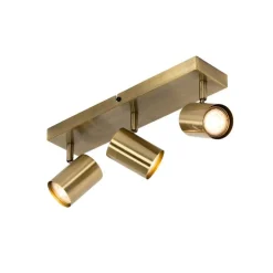 Smarter Deckenstrahler Bronze 3-flammig Verstellbar Inkl. Wifi GU10 50mm - Jeana