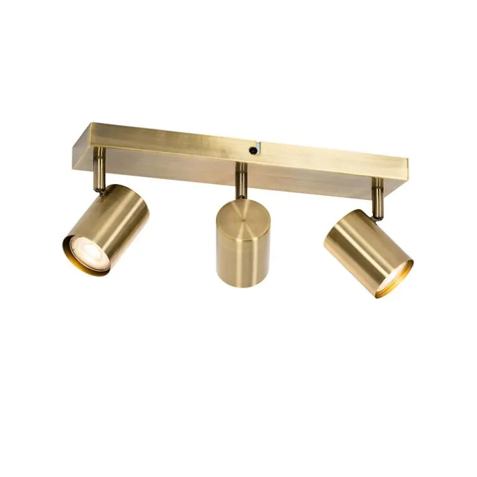 Smarter Deckenstrahler Bronze 3-flammig Verstellbar Inkl. Wifi GU10 50mm - Jeana