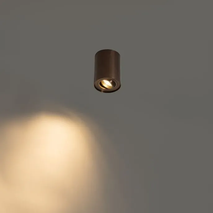 Smarter Deckenstrahler Dunkelbronze Dreh- und Kippbar Inkl. Wifi GU10 50mm - Rondoo Up