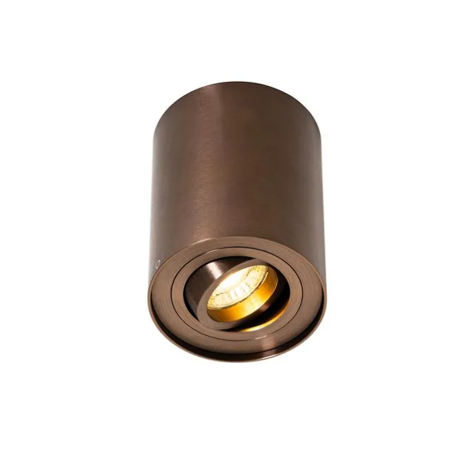 Smarter Deckenstrahler Dunkelbronze Dreh- und Kippbar Inkl. Wifi GU10 50mm - Rondoo Up