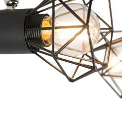 Smarter Deckenstrahler schwarz drehbar und kippbar inkl. 2 Wifi P45 - Mosh