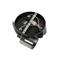 Smarter Deckenstrahler schwarz mit Rauchglas rund verstellbar inkl. 3 Wifi A60 - Laura