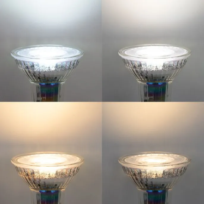 Smarter Deckenstrahler schwarz verstellbar 2-flammig inkl. 2 Wifi GU10 50mm - Jeana Luxe