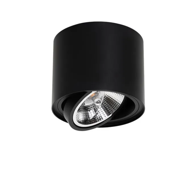 Smarter Deckenstrahler schwarz verstellbar inkl. Wifi GU10 111mm - Rondoo Up