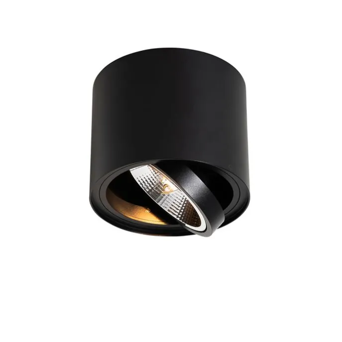 Smarter Deckenstrahler schwarz verstellbar inkl. Wifi GU10 111mm - Rondoo Up