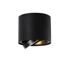 Smarter Deckenstrahler schwarz verstellbar inkl. Wifi GU10 111mm - Rondoo Up