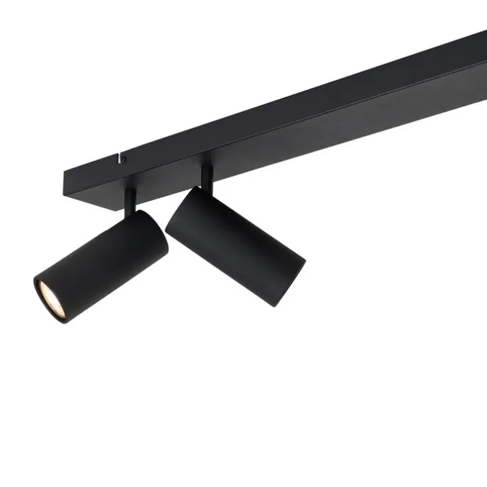 Smarter Deckenstrahler schwarz 4-flammig verstellbar inkl. 4 Wifi GU10 50mm - Renna