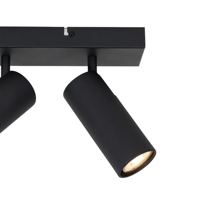 Smarter Deckenstrahler schwarz 4-flammig verstellbar inkl. 4 Wifi GU10 50mm - Renna