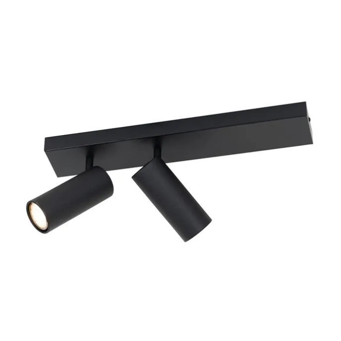 Smarter Deckenstrahler schwarz 2-flammig verstellbar inkl. 2 Wifi GU10 50mm - Renna