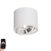 Smarter Deckenstrahler weiß dreh- und schwenkbar inkl. Wifi GU10 111mm - Rondoo Up
