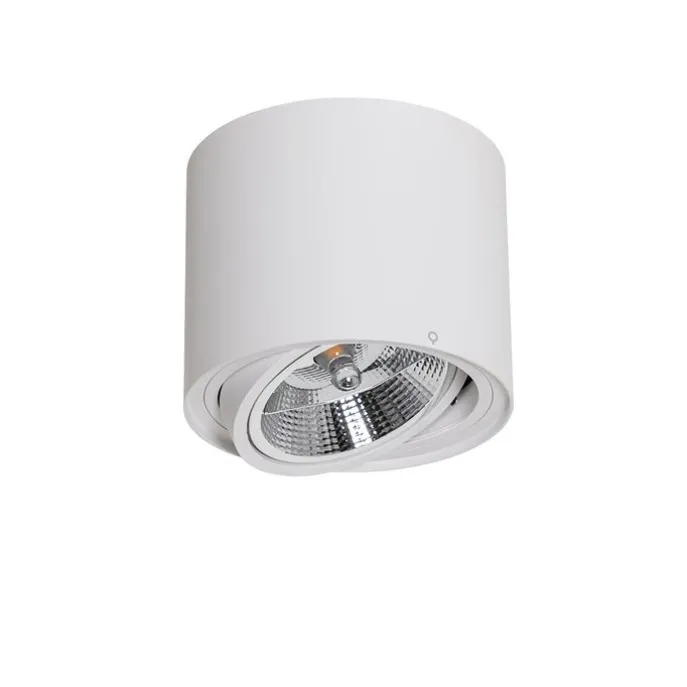 Smarter Deckenstrahler weiß dreh- und schwenkbar inkl. Wifi GU10 111mm - Rondoo Up