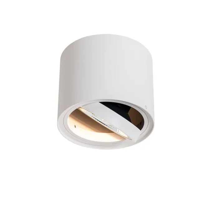 Smarter Deckenstrahler weiß dreh- und schwenkbar inkl. Wifi GU10 111mm - Rondoo Up