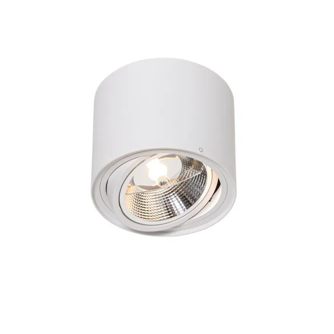 Smarter Deckenstrahler weiß dreh- und schwenkbar inkl. Wifi GU10 111mm - Rondoo Up