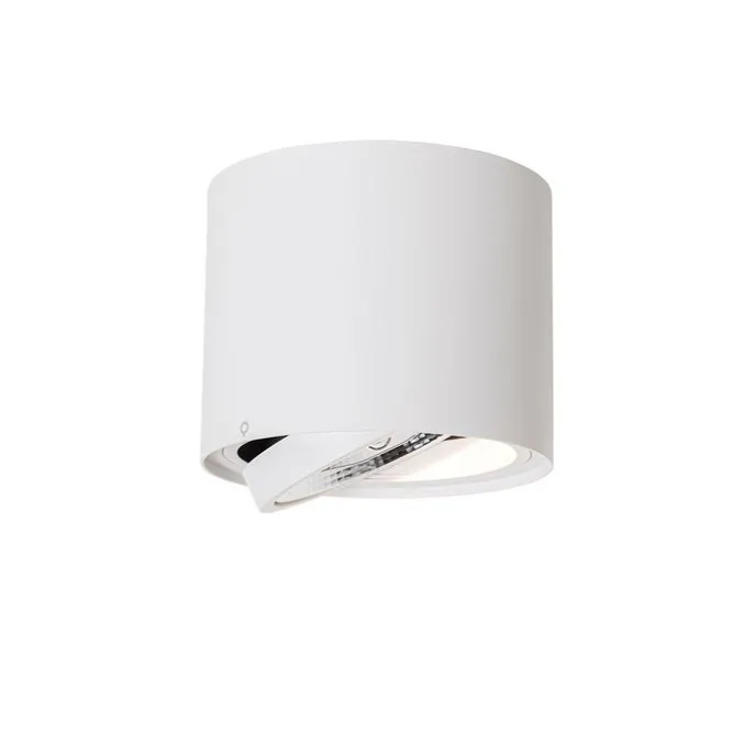 Smarter Deckenstrahler weiß dreh- und schwenkbar inkl. Wifi GU10 111mm - Rondoo Up