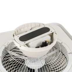 Smarter Deckenventilator eckig schwarz inkl. LED dimmbar - Climo