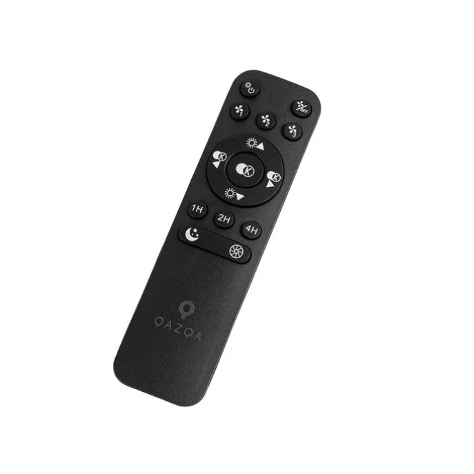 Smarter Deckenventilator eckig schwarz inkl. LED dimmbar - Climo