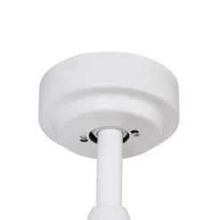 Smarter Deckenventilator weiß mit Holzaufdruck 132cm inkl. LED Dimmbar mit Fernbedienung - Joly