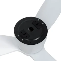 Smarter Deckenventilator weiß 132cm inkl. LED Dimmbar in Kelvin mit Fernbedienung - Sofio