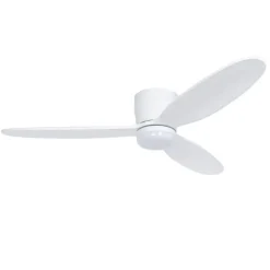 Smarter Deckenventilator weiß 132cm inkl. LED Dimmbar in Kelvin mit Fernbedienung - Sofio