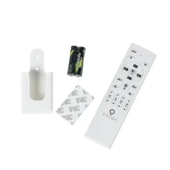 Smarter Deckenventilator Weiß 59,5cm inkl. LED Dimmbar mit Fernbedienung - Deniz