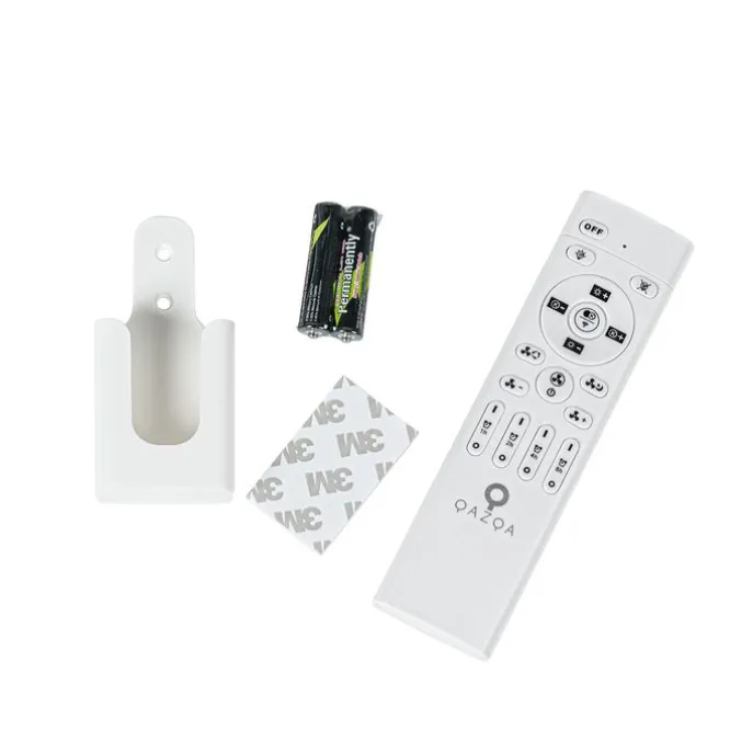 Smarter Deckenventilator Weiß 59,5cm inkl. LED Dimmbar mit Fernbedienung - Deniz