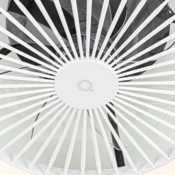 Smarter Deckenventilator schwarz 54cm inkl. LED Dimmbar mit Fernbedienung - Dave